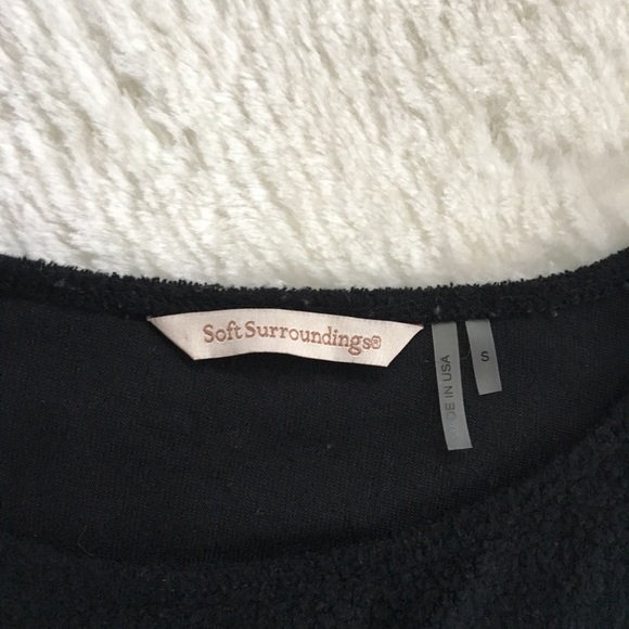 Soft Surroundings Asymmetrical Sweatshirt SIZE S - Picture 4 of 5